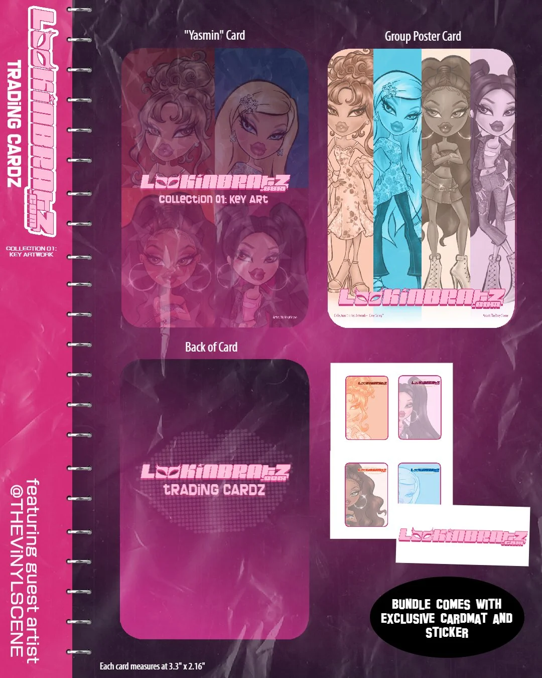 BLITZERS シャー トレカセット LookinBratz.com Trading Cardz Collection 01: Key Art — LookinBratz